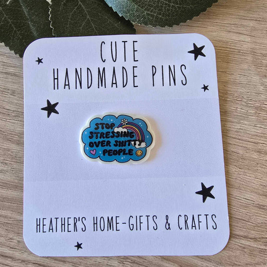 Sweary stop stressing pin