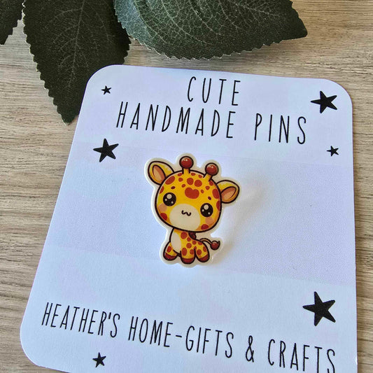 Giraffe pin