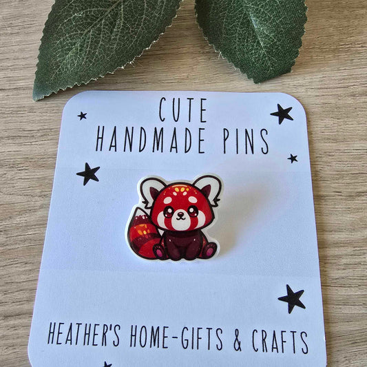 Red Panda pin
