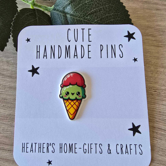 Ice cream pin