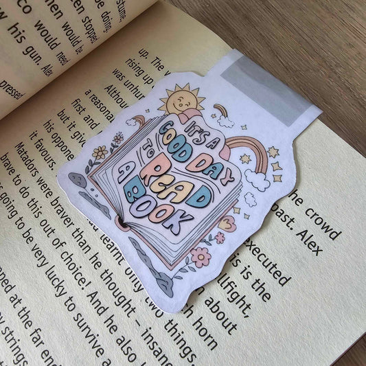 MAGNETIC BOOKMARK - IT'S A GOOD DAY TO READ (SUN)