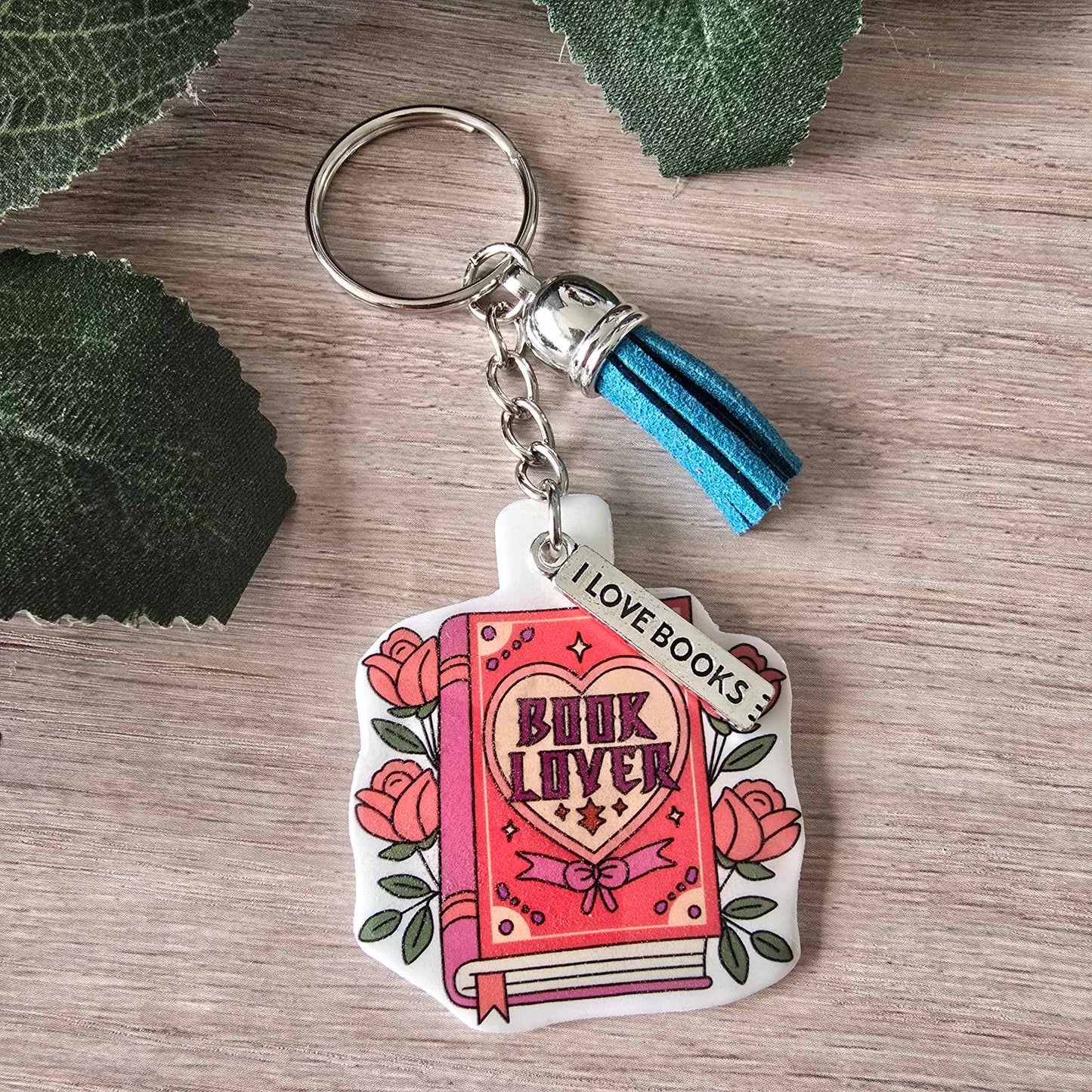 BOOK LOVER KEYRING