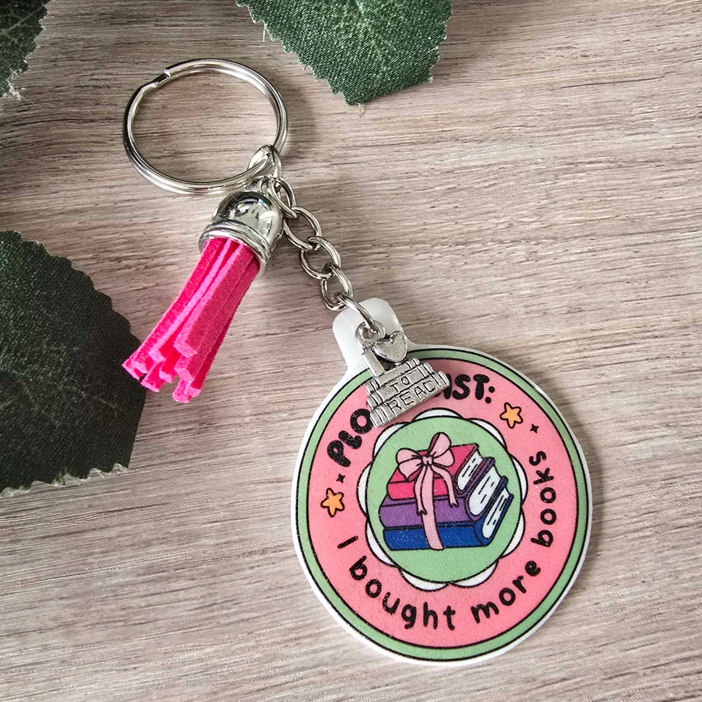 PLOT TWIST BOOKISH KEYRING