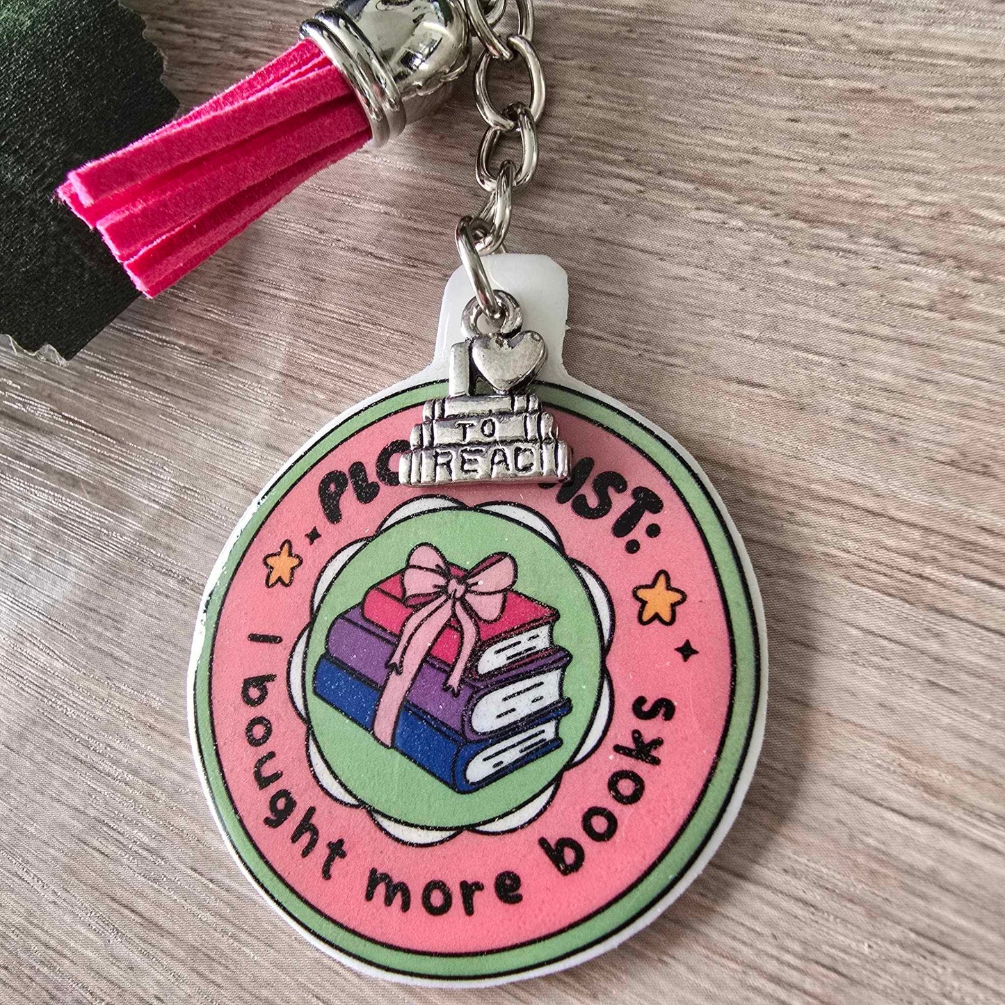 PLOT TWIST BOOKISH KEYRING