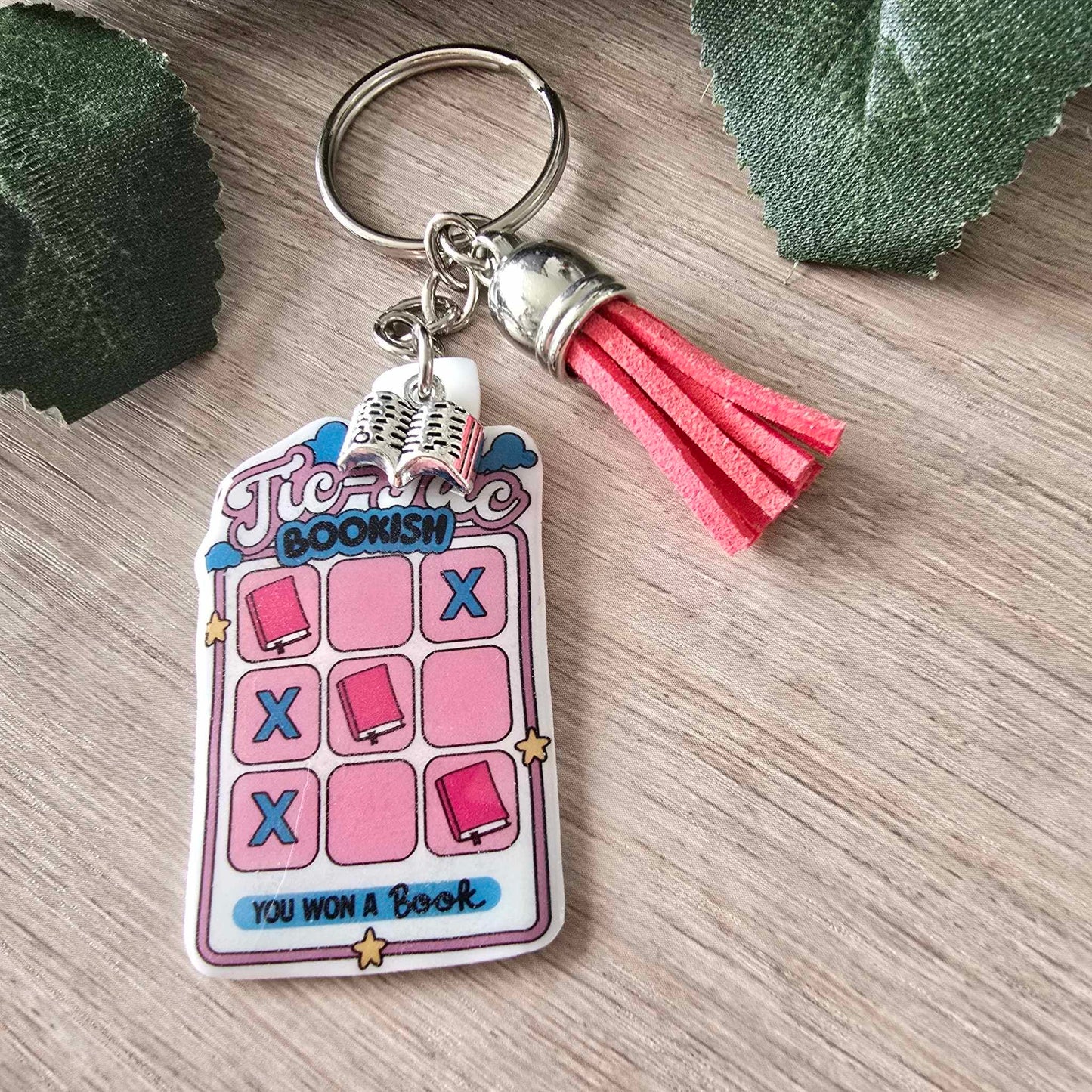 BOOKISH TIC TAC KEYRING