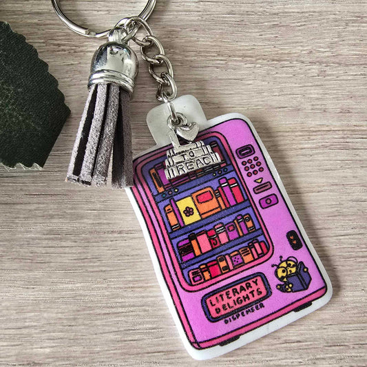 BOOKISH VENDING MACHINE KEYRING