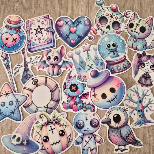PASTEL GOTH STICKERS 5/10/15/20