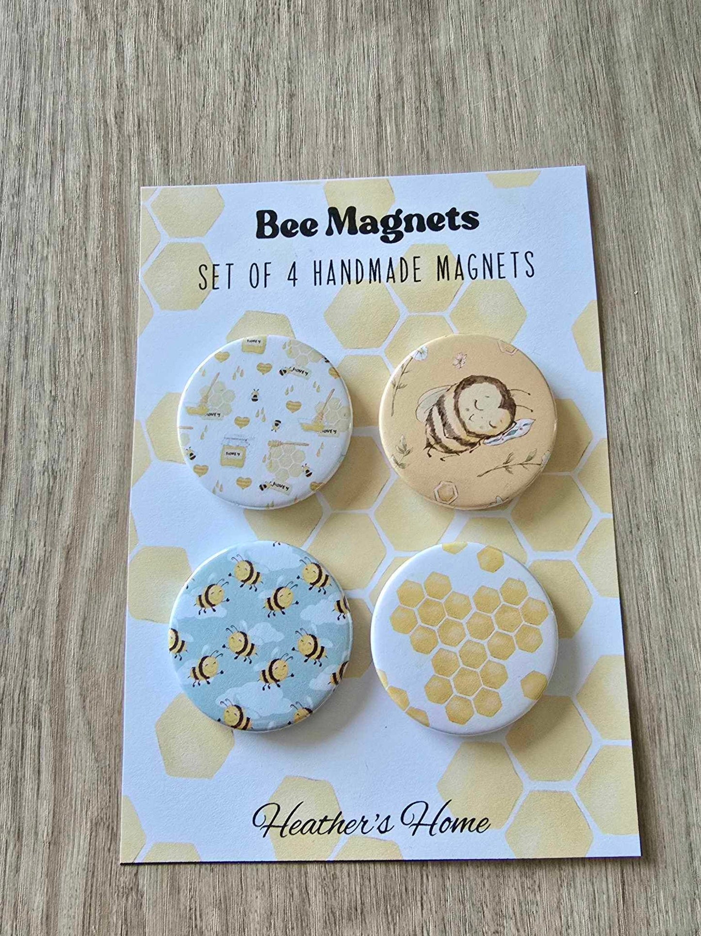 BEE THEME (DESIGN SET B)  MINI MAGNET SET