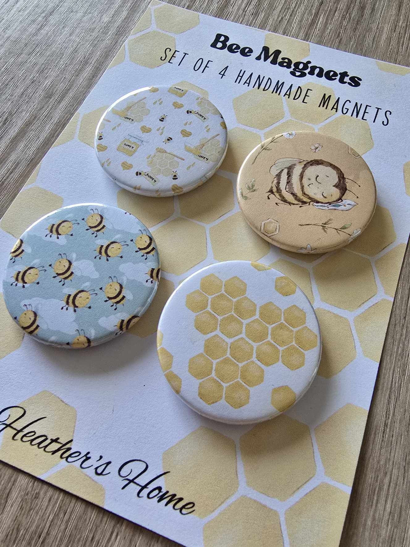 BEE THEME (DESIGN SET B)  MINI MAGNET SET