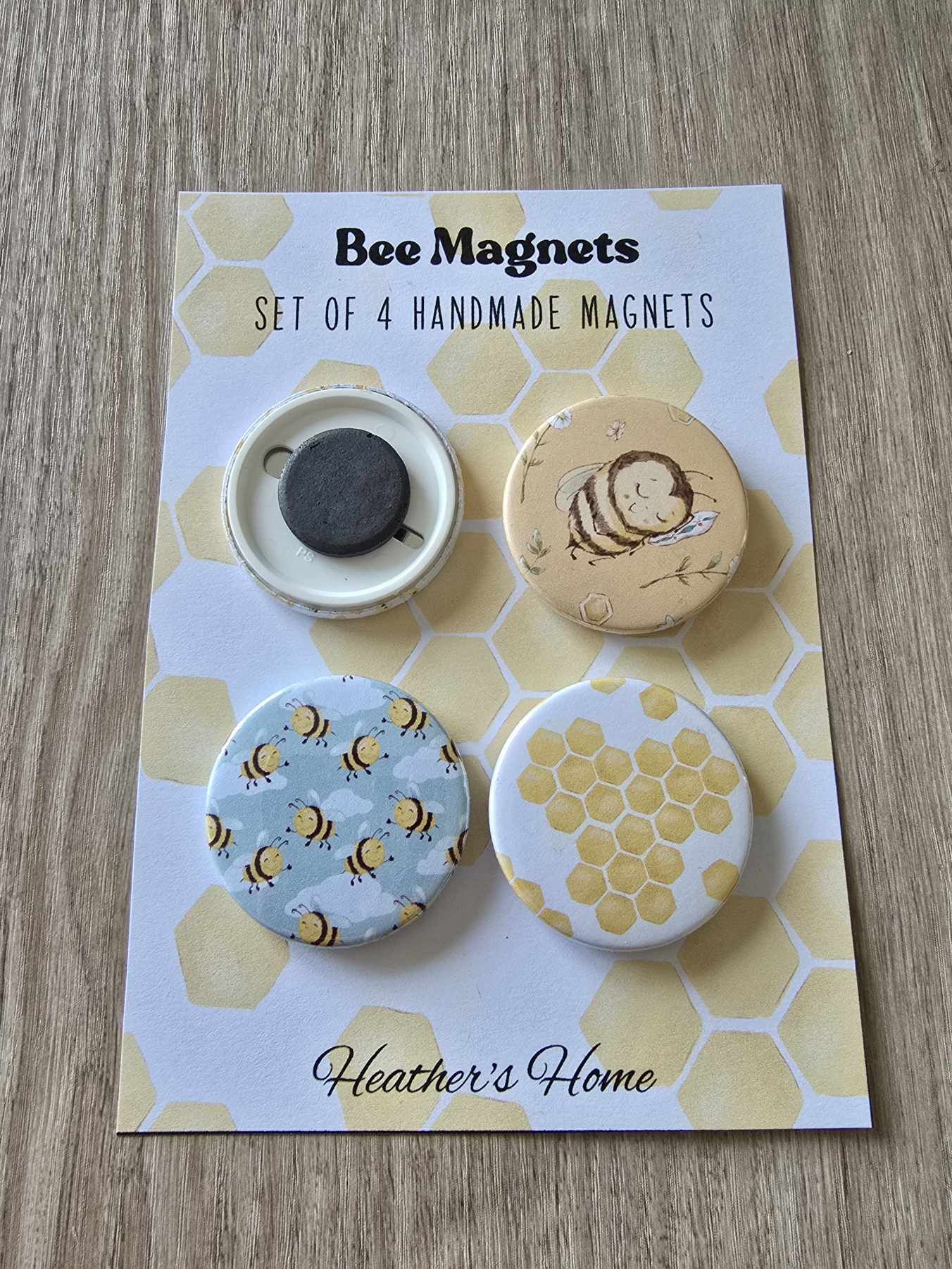 BEE THEME (DESIGN SET B)  MINI MAGNET SET