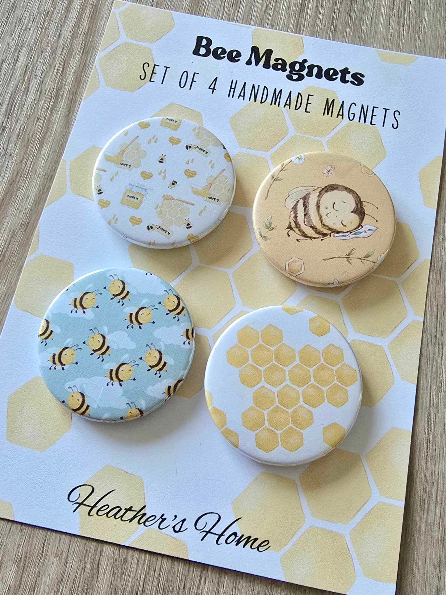 BEE THEME (DESIGN SET B)  MINI MAGNET SET