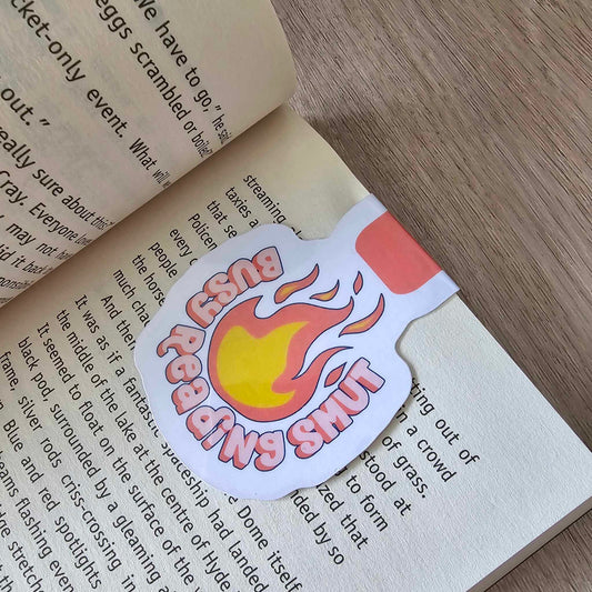 MAGNETIC BOOKMARK - BUSY READING SMUT(FIRE)