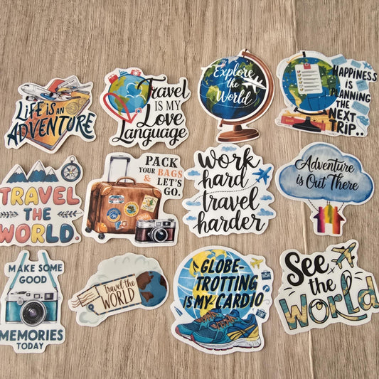 TRAVEL STICKERS 6/12