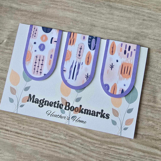 MAGNETIC BOOKMARK - BOHO STYLE - SET OF 3