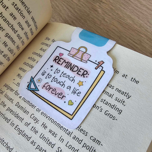 MAGNETIC BOOKMARK - TEACHER - TOUCH A LIFE