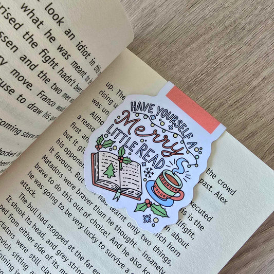 MAGNETIC BOOKMARK - XMAS - MERRY LITTLE READ