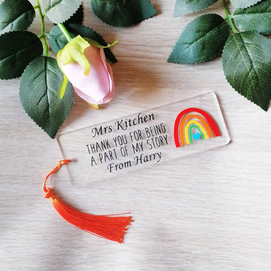 teacher book mark gift thank you gift end of term gift teacher ta school apple gift acrylic teacher gift