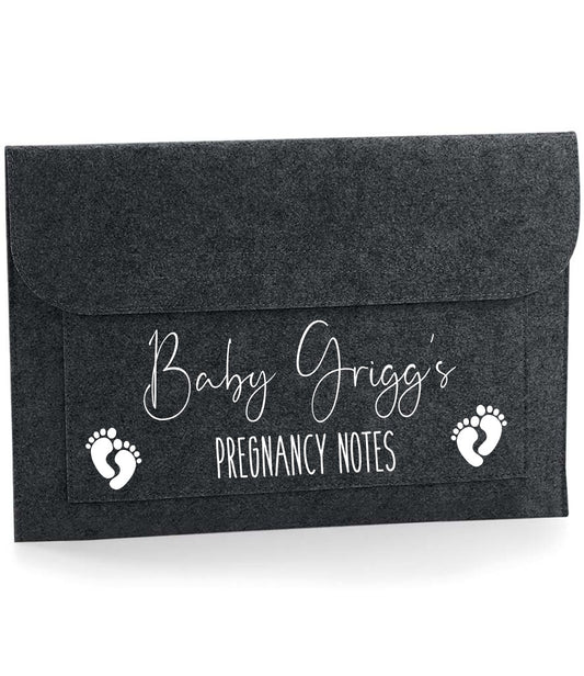 pregnancy notes folder personalised maternity notes folder maternity gift pregnancy gift