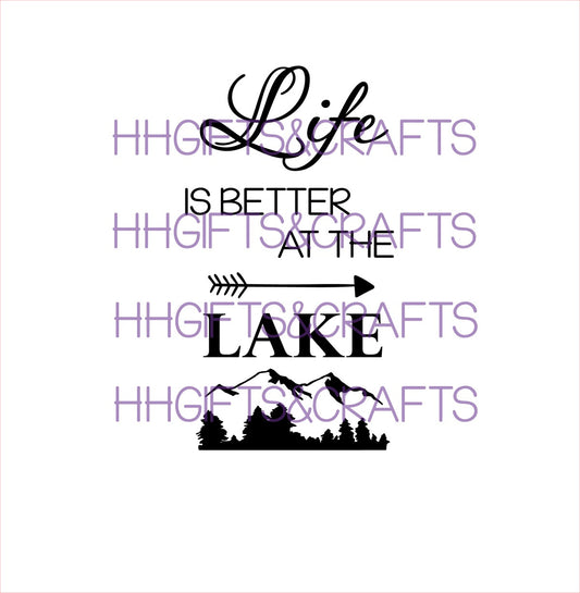 BB11 - LIFE IS BETTER AT THE LAKES - BOTTLE VINYL