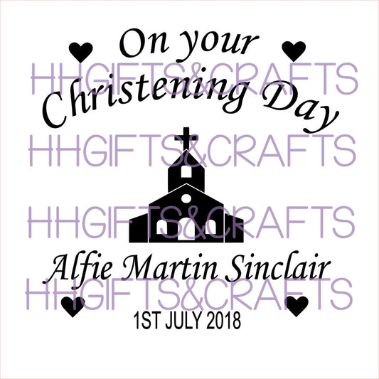 CB05 - CHRISTENING - FRAME VINYL