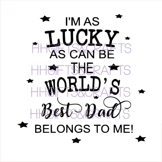 DA 010 - I'M AS LUCKY AS CAN BE - FRAME VINYL