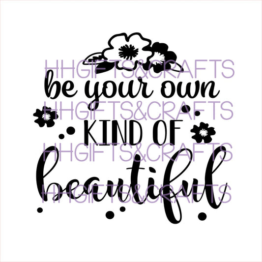 GL34 - BE YOUR OWN BEAUTIFUL - FRAME VINYL