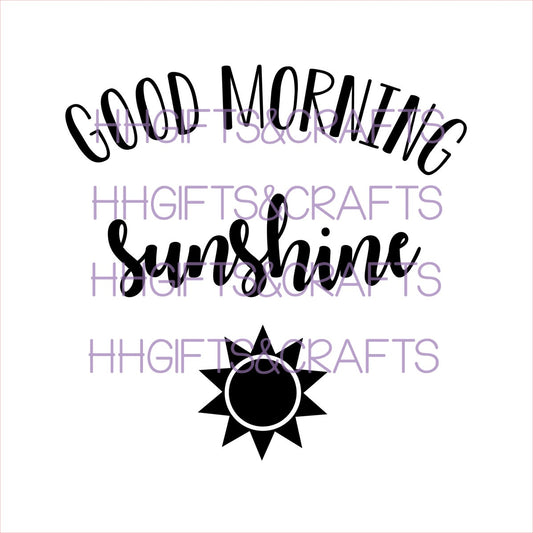 GL35 - GOOD MORNING SUNSHINE - FRAME VINYL