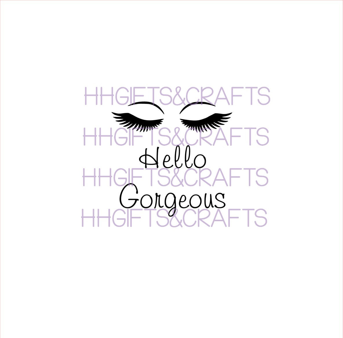 GS 01 - Hello Beautiful/Gorgeous - SMALL VINYL