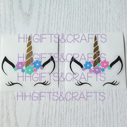 GS 06 - UNICORN WITH FLOWERS - SMALL VINYL