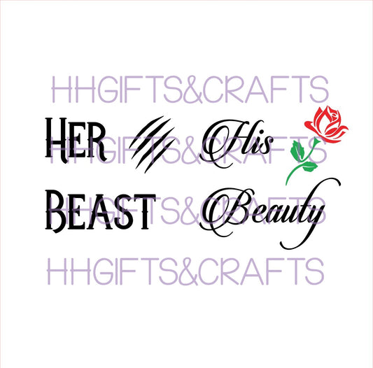 GS 11 - HIS BEAUTY/HER BEAST - SMALL VINYL