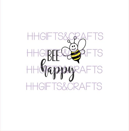 GS 22 - BEE HAPPY (DESIGN 2)- SMALL VINYL