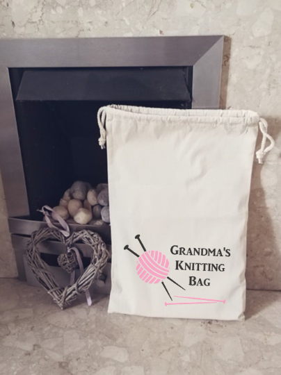 personalised crochet stuff bag tote yarn bag gift crochet knitting gift