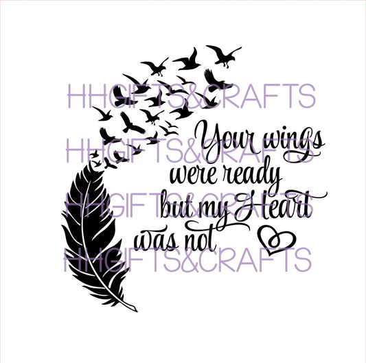 LL04 - YOUR WINGS WERE READY (MY HEART) - FRAME VINYL