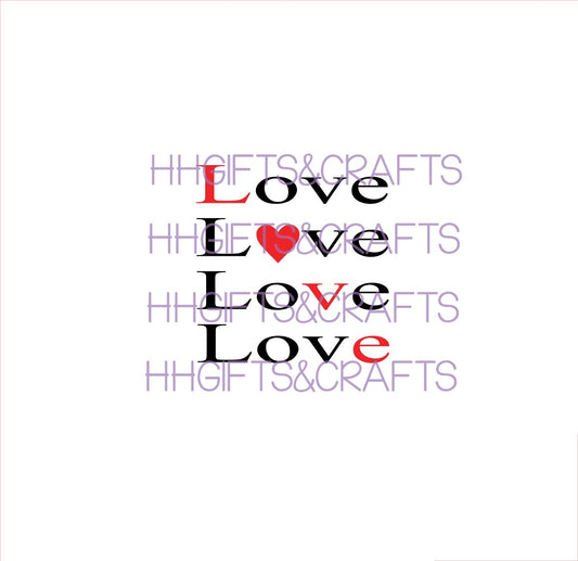 LVS07 - LOVELOVELOVELOVE - SMALL VINYL