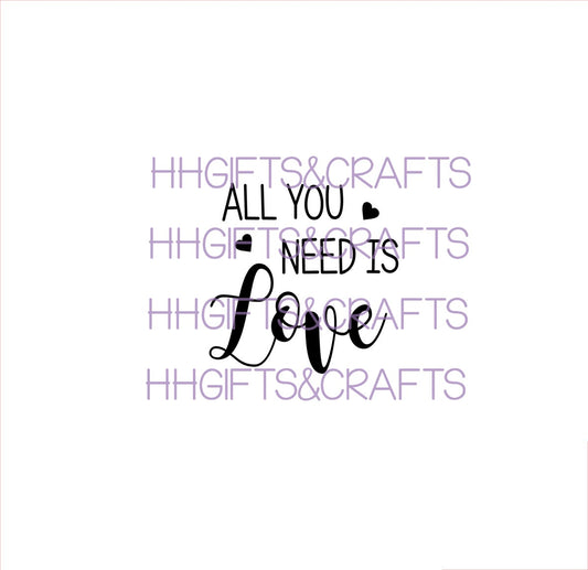 LVS14 - ALL YOU NEED IS LOVE - SMALL VINYL