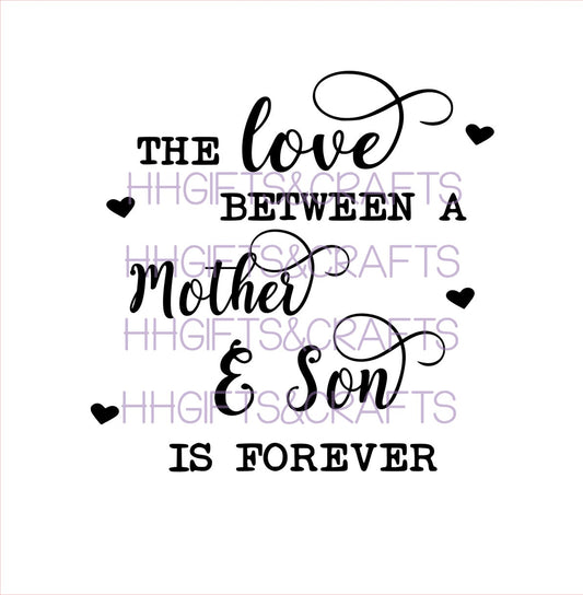 MU14 - THE LOVE BETWEEN MOTHER AND SON - FRAME VINYL