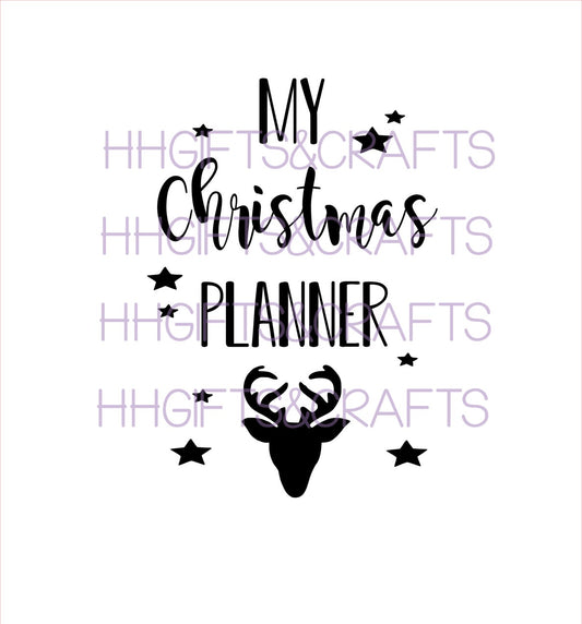 NB18 -NOTEBOOK VINYL - CHRISTMAS PLANNER