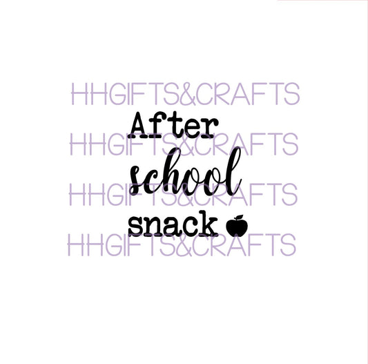 TE18 - AFTER SCHOOL SNACK - SMALL VINYL