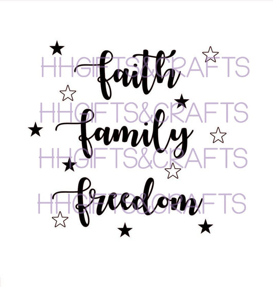 USA01 - FAITH FAMILY FREEDOM