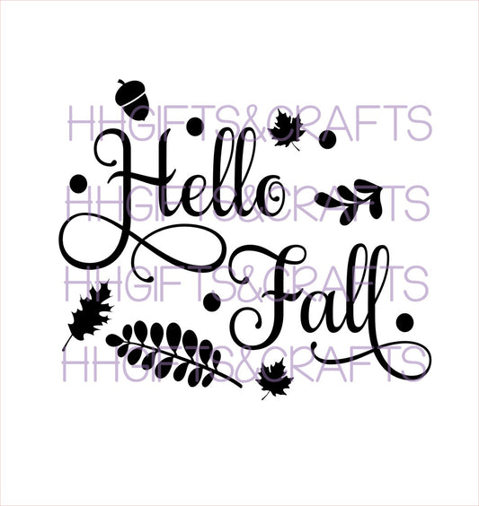 TG12 - HELLO FALL - FRAME VINYL