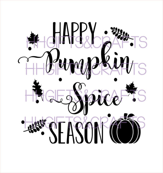 TG14 - HAPPY PUMPKIN SPICE SEASON - FRAME VINYL