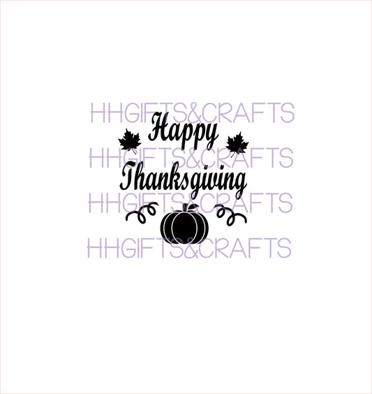 TG15 - HAPPY THANKSGIVING - SMALL VINYL