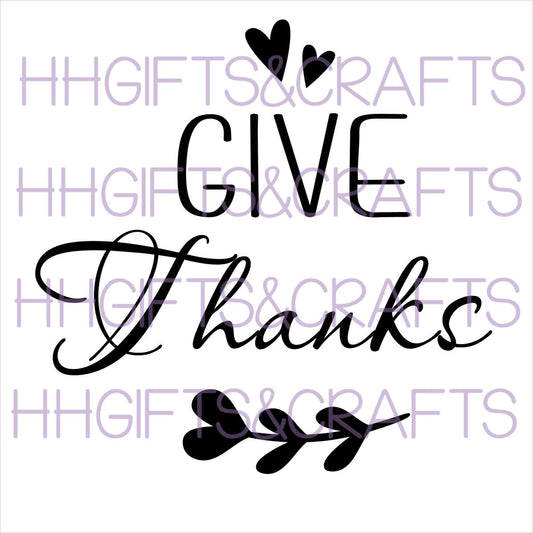 TG21 - GIVE THANKS - FRAME VINYL