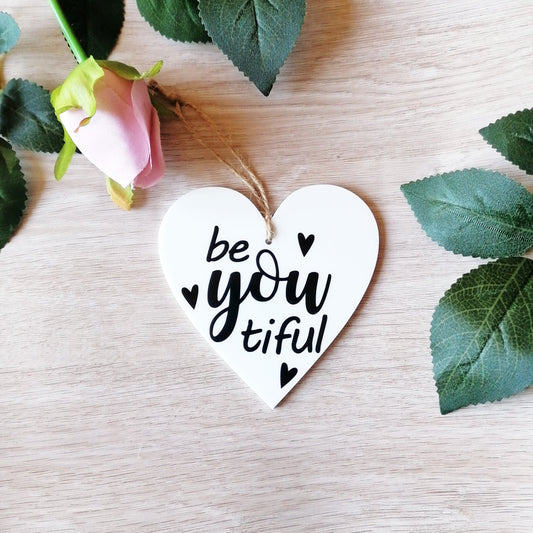 be you tiful beautiful gift white acrylic positive message gift be kind friend gift