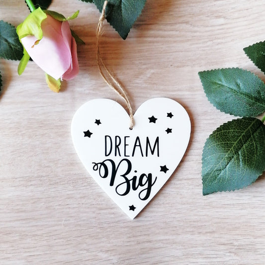 dream big gift white acrylic positive message gift be kind friend gift
